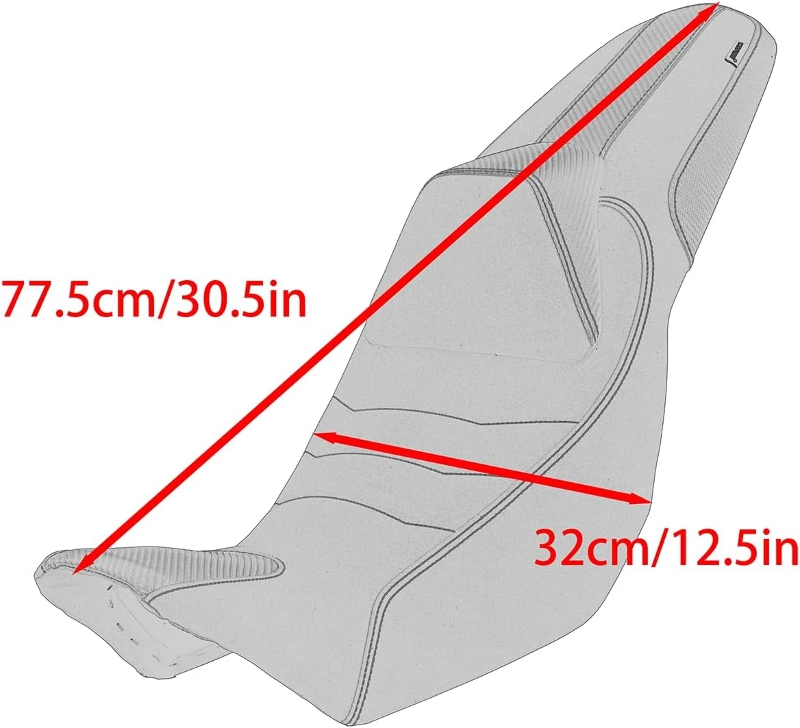 Motorcycle Complete One-Piece Seat with Backrest for NX400 NX500 2024 2025 2026 Front Rider and Rear Passenger Cushion Seating - view 6