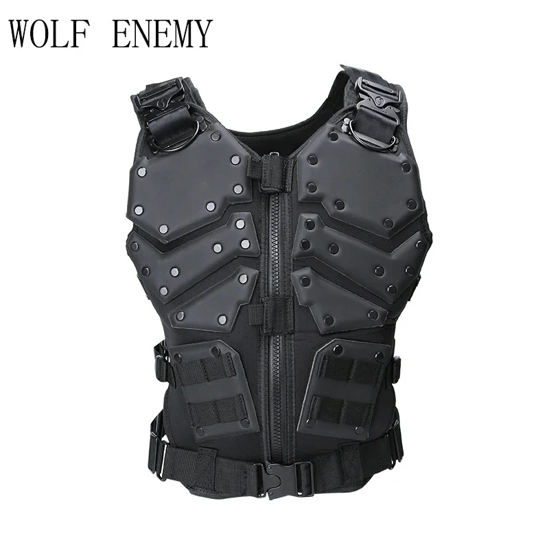 

Unloading Airsoft Tactical Military Molle Combat Assault Plate Carrier Tactical Vest Body Molle Armor Cs army Outdoor Hike Vest