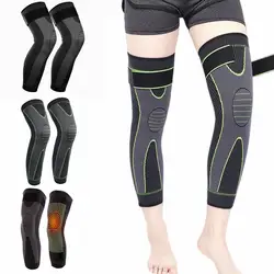 2PCS Full Leg Sleeves Compression Long Knee Sleeve Protector for Arthritis Varicose Veins Swelling Basketball Cycling Football