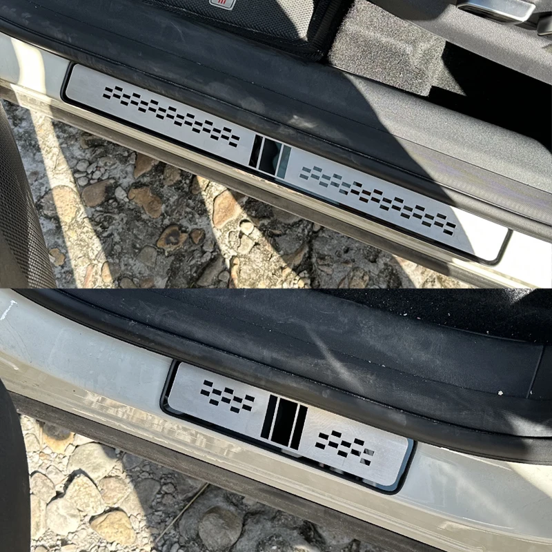 For Nissan Qashqai Etched pedal ultra-thin threshold strip