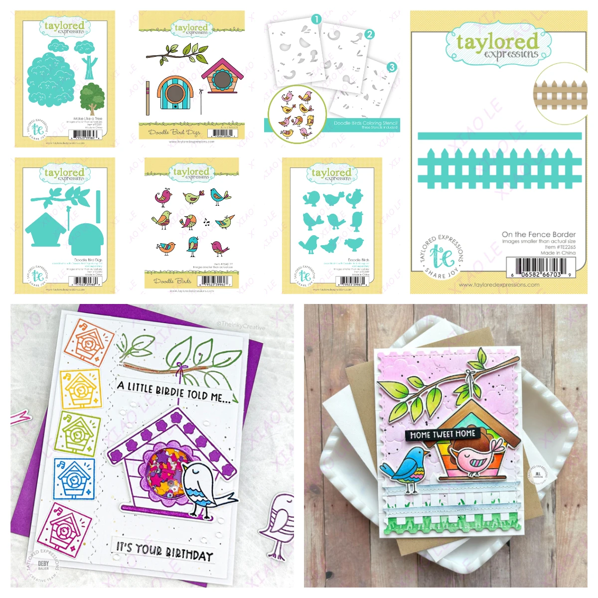Make like a Tree Die Set Doodle Birds Metal Cutting Dies Stencil Cut For DIY Scrapbooking Album Embossing  Paper Card Embossing