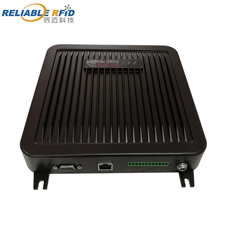 Reliablerfid Warehouse Management Impinj R2000 Chip Passive Long Range 4 Port UHF RFID Fixed Reader