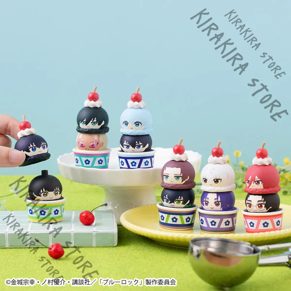 

BLUE LOCK Hiori You Shidou Ryuusei Oliver Aiku Japanese Genuine Mascot Cosplay Yukimiya Kenyuu Figurine Model Kit Ornaments