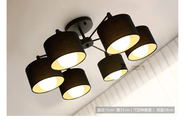 LED Chandelier Lamp for Living Room, Creative Personality, Dining Room, Korean Bedroom, Modern, Simple Lighting Lamps