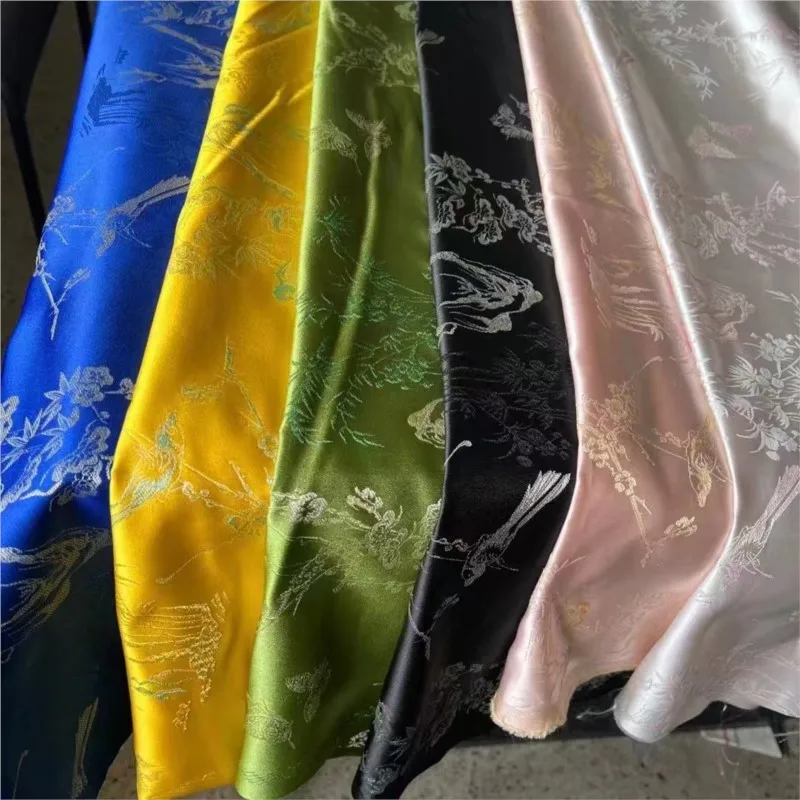 

High-precision auspicious and joyous it replicates the new Chinese-style cheongsam Han clothing imitating brocade fabric