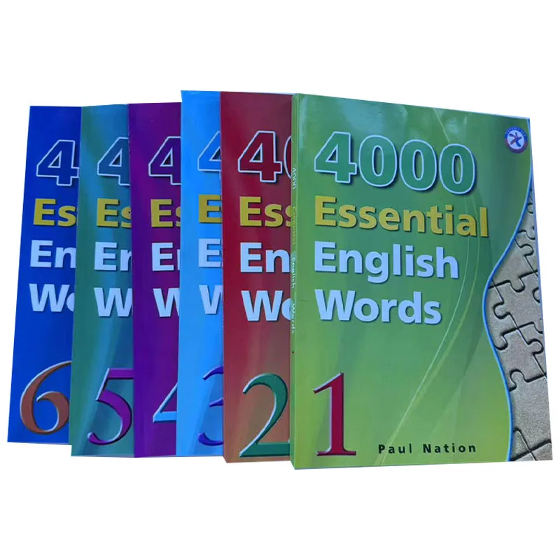 3 Books/set 1-3/4-6 4000 Essential English Words Full Color New Version of The English Learning Guide English Book Libros Livros