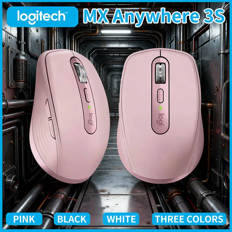 

Professional Logitech MX Anywhere 3S Mouse - 8K DPI Darkfield, MagSpeed Scroll, USB-C Fast Charge, Compact Design