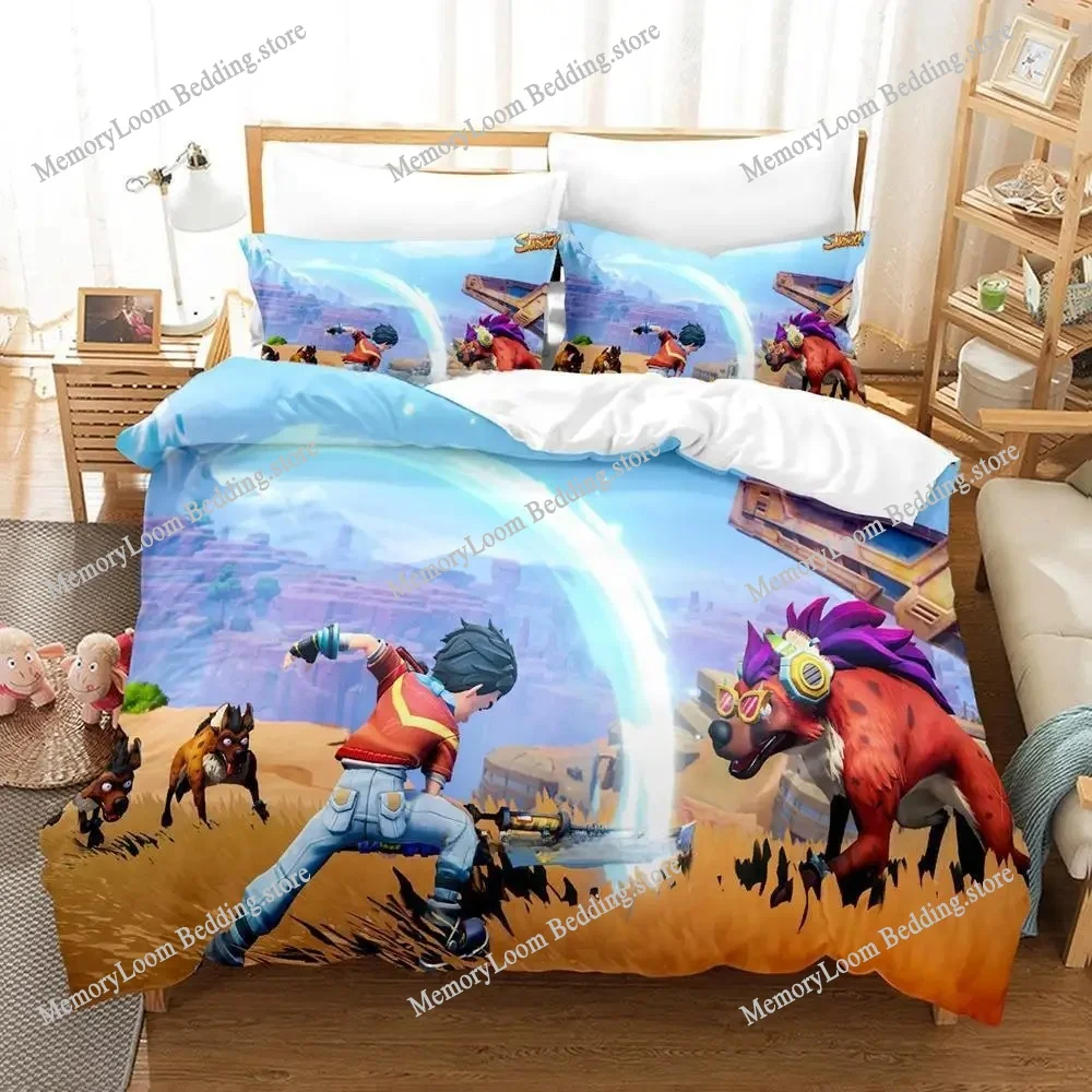 

3d Print Anime Game My Time At Sandrock Bedding Set Single Twin Full Queen King Size Bed Set Adult Kid Bedroom Duvet Cover Sets