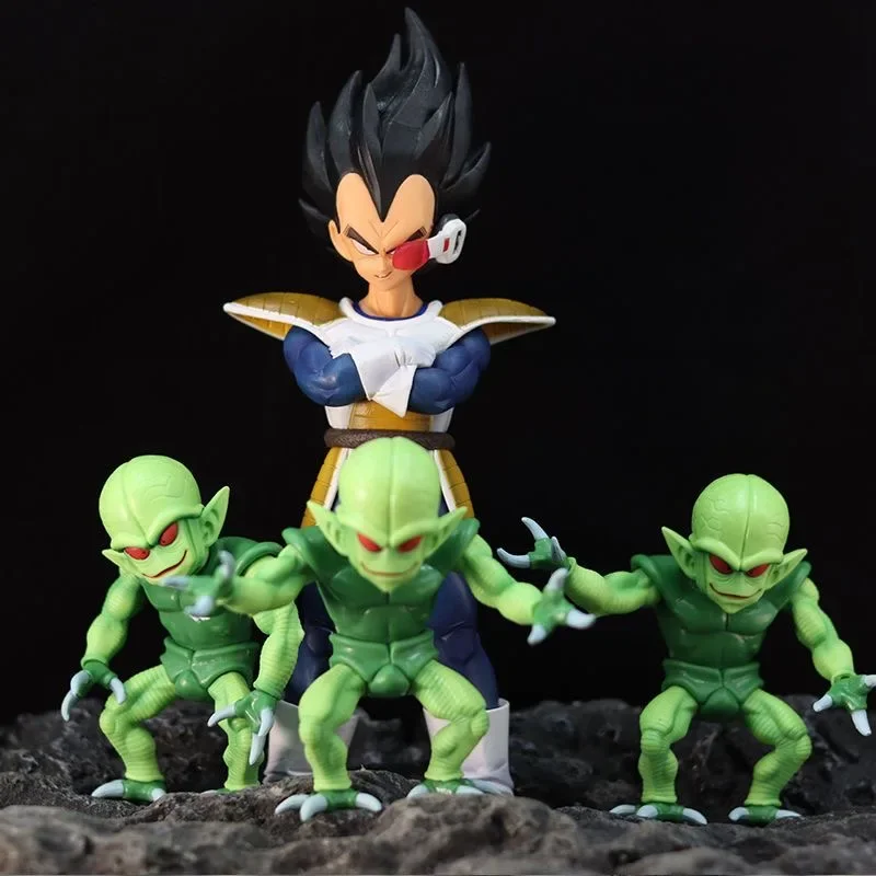 9CM Dragon Ball Z Figura E Premio Grower Saibaiman Action PVC Figure Collezione Modello Giocattoli per Regali per Bambini