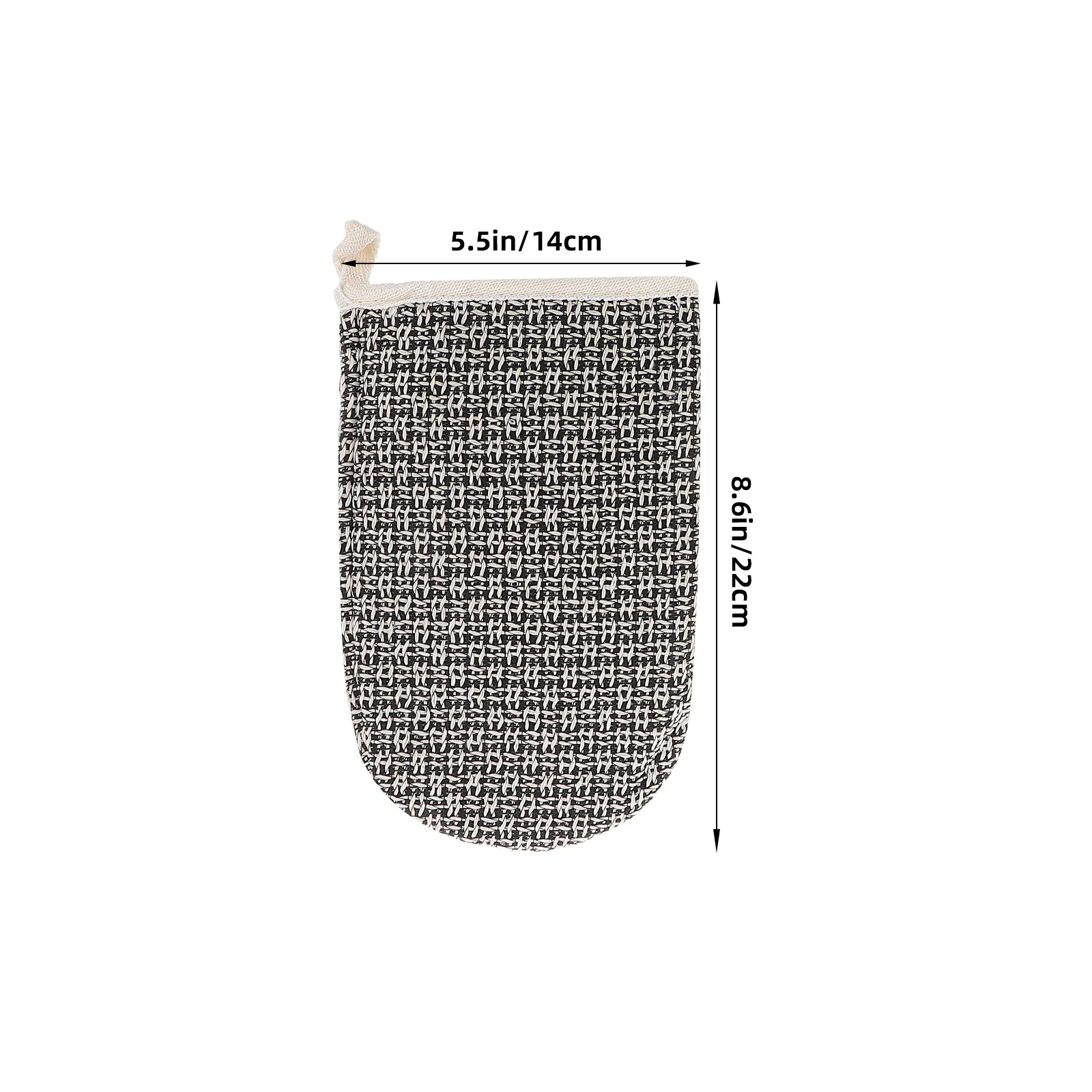 2 pezzi spugna da bagno in sisal guanto da doccia esfoliante guanti bifacciali rimozione della pelle morta scrub corpo guanti morbidi per la pulizia della doccia