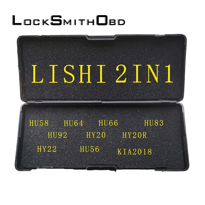 1PCS HOT LISHI 2 in 1 Tool FOR DAT17 HU198 GM45 HON66 HU100 HU101 HU100R HU56 HU58 HU64 HU83 HU92 HY20 HY22