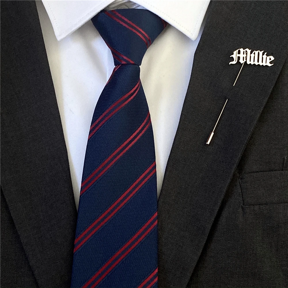 Personalized Men Lapel Pin Custom Name Brooch Collar Badge Stainless Steel Jewelry Dad Gift Wedding Groomsmen Suit Accessories