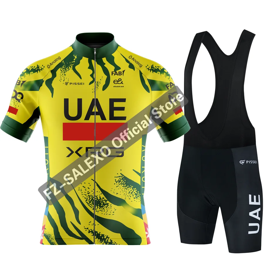 

Новый велосипедный комплект 2026 года для мужчин из ОАЭ: летняя веломайка с коротким рукавом, шорты на лямках для MTB, велоформа Maillot Ciclismo Hombre