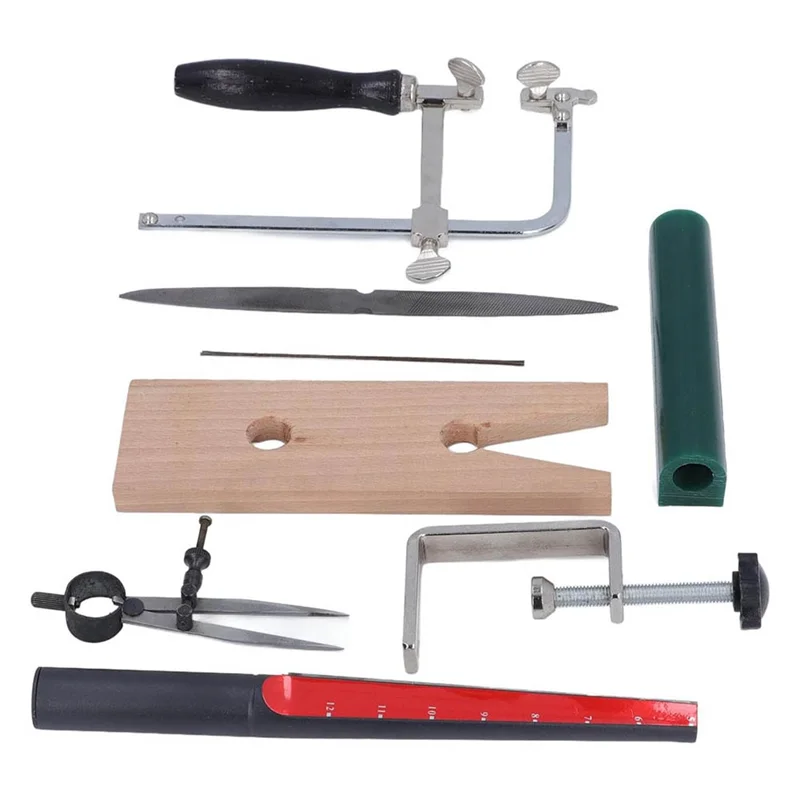 YWDZ-Jewelry Wax Ring Making Casting Tool Kit, Ring Wax Carving Tools Wax Ring Sizer Wax Tube File Jewelry Ring Saw Frame