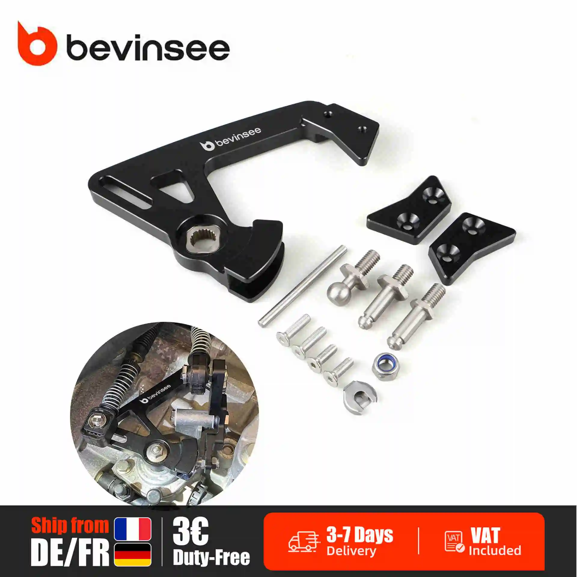 (Disponibilità EU) Kit Leva Cambio Corta MQ350 per Audi A3 S3 8V 8P TT, per VW Golf MK7 MK8, per Seat/Cupra Leon, per Skoda Octavia