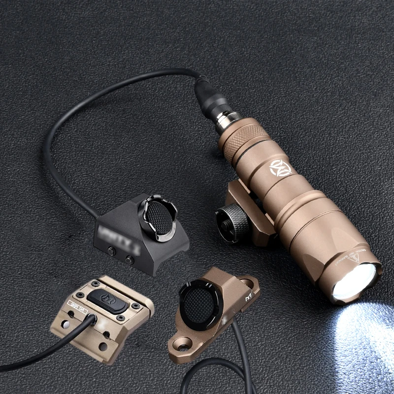 Tactical UN Hot Button Remote Switch For M300 M600 Flashlight Laser Weapon Light Switch SF Crane plug Fit Picatinny Mlok Keymod