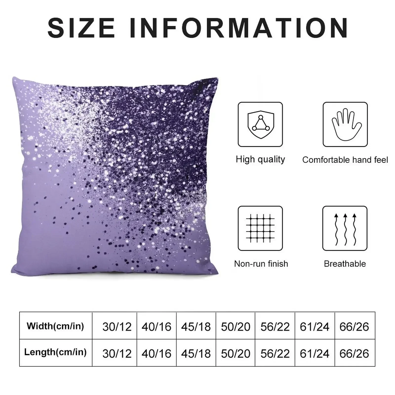 ULTRA VIOLET Glitter Dream #1 (Faux Glitter) #shiny #decor #art Throw Pillow christmas supplies Bed pillowcases pillow