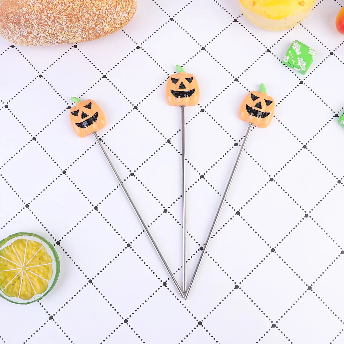 

4pcs Stainless Steel Cake Tester Baking Tool Cooking Bread Pin for Cupcakes Biscuits Testing Baking Needle Indicator