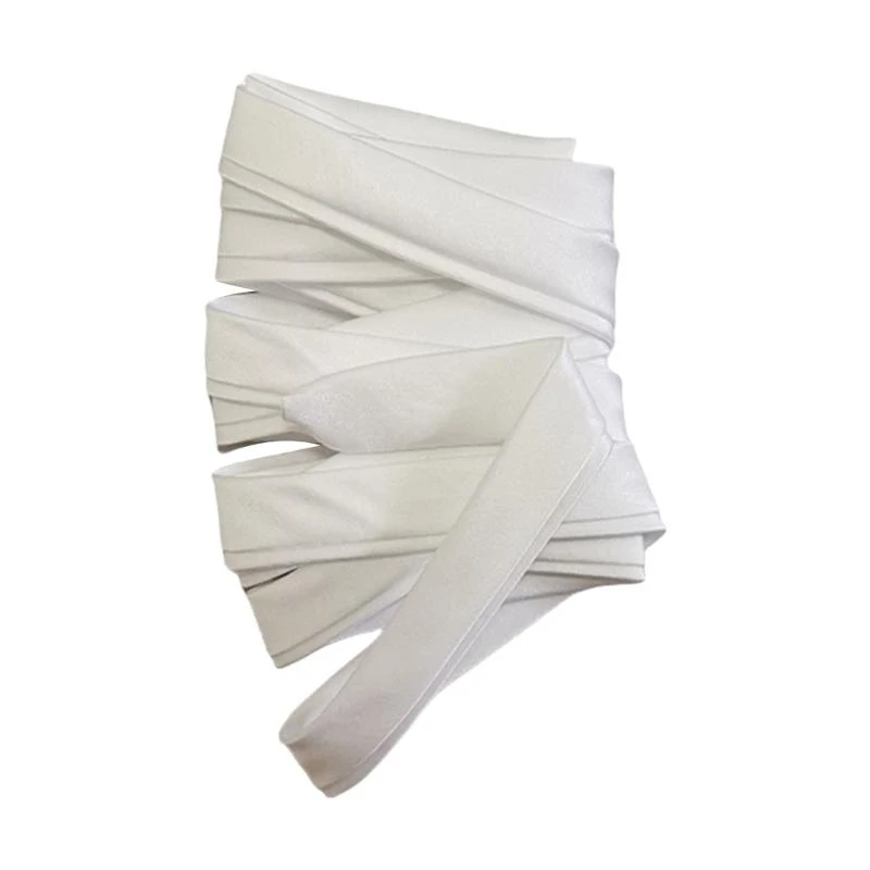 L21E Bridal Gowns Corset Back Kits Tie with 2.8Meter Satined Ribbon Tie for Wedding Dress Zipper Replacement Dress Back Tie