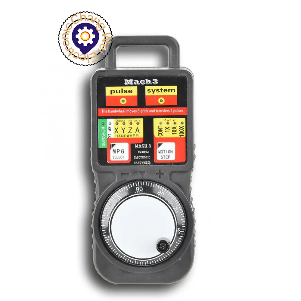 Caldo! Volantino elettronico industriale CNC MACH3 USB MPG4 4 assi generatore di impulsi manuale volantino pendente MPG
