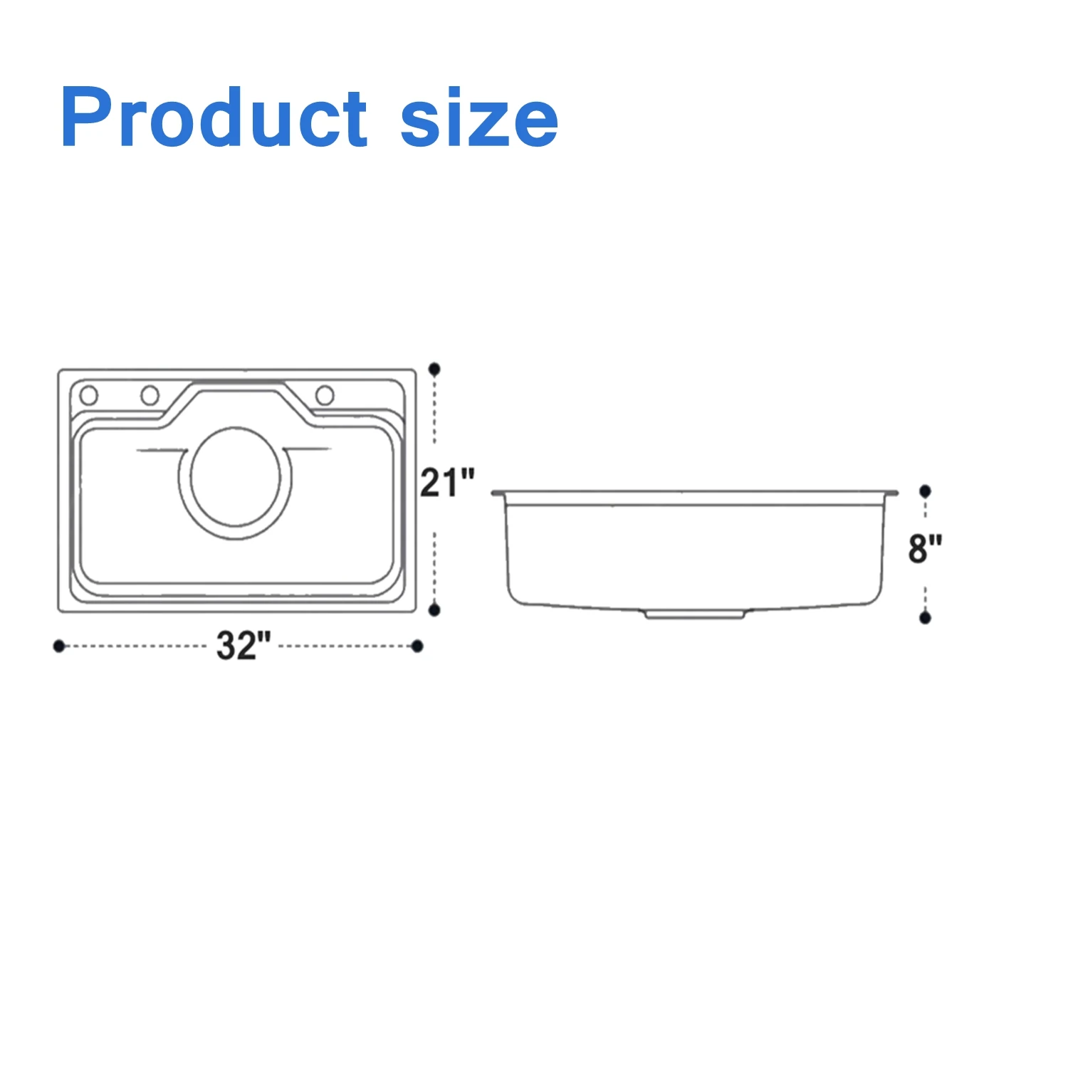 Wastafel dapur Drop in abu-abu gaya Jepang wastafel mangkuk tunggal wastafel dengan keranjang gantung, 304 wastafel Stainless Steel stasiun kerja