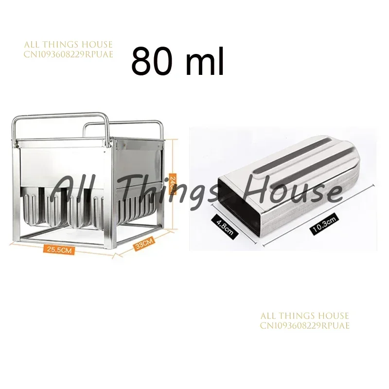 

40pcs Stainless Steel Popsicle Mould Ice Lolly Mold For Popsicle Machine Fruit Shape DIY Ice Cream Molds With Sticks Holder