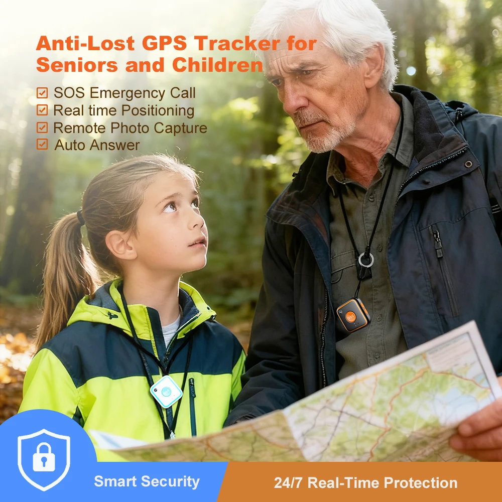 4G Elderly or Kids GPS Tracker Watch V28C SOS Button Wristband Emergency Alarm GPS Tracking Heart Rate Blood Pressure Monitor
