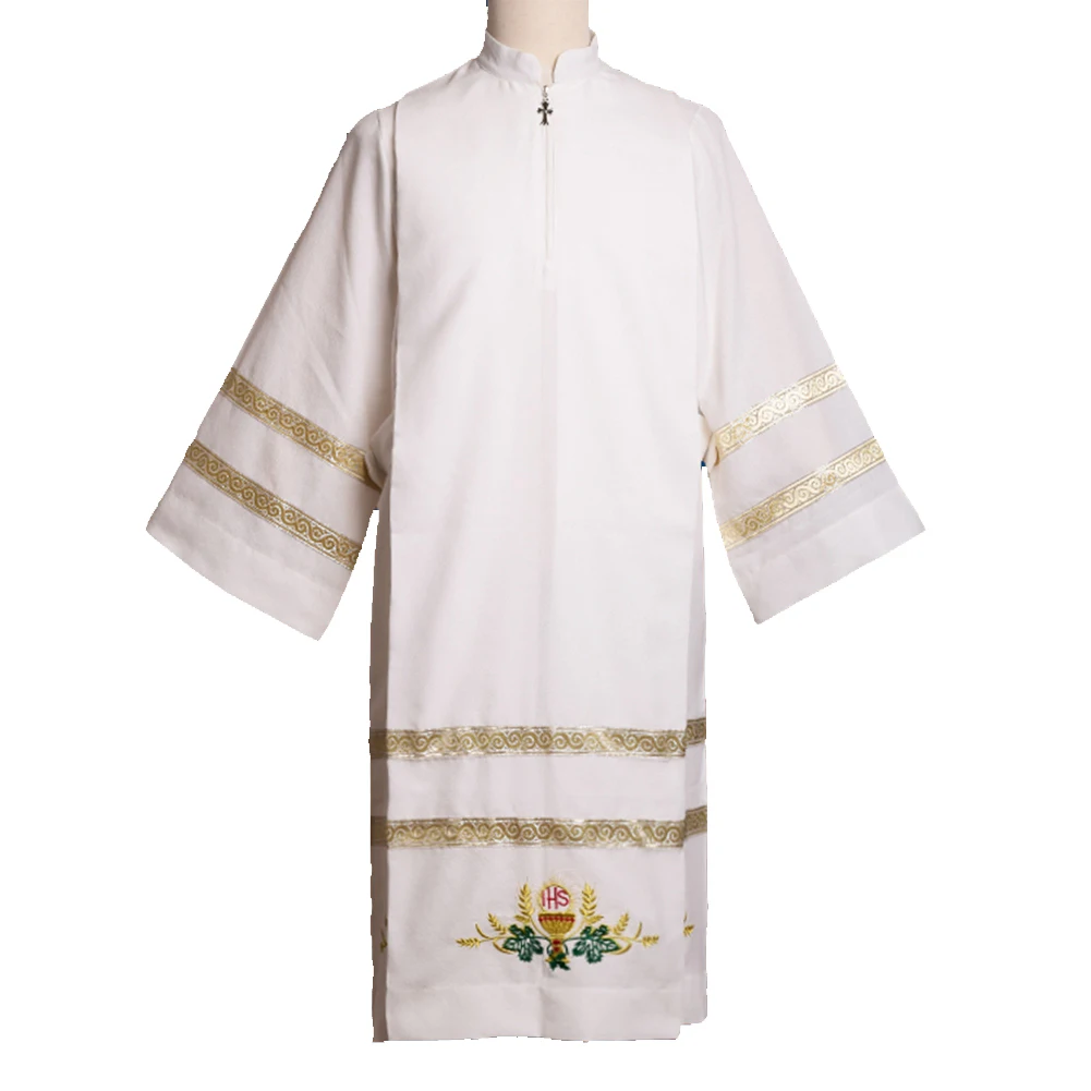 

Church ALB Embroidered Vestments Priest Costumes