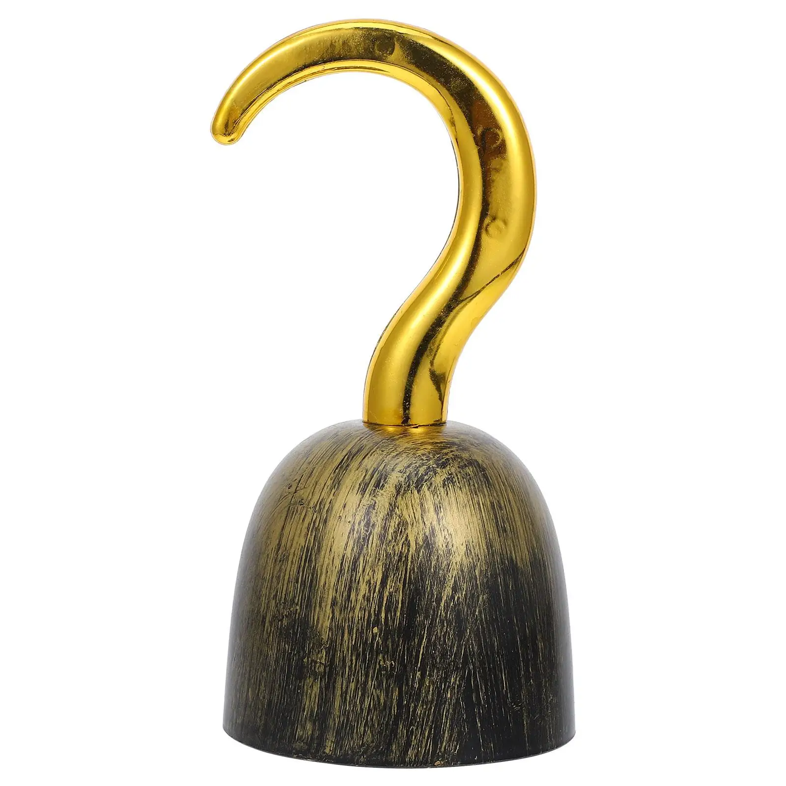 

Golden Pirate Hook Themed Party Prop Performance Props Hooks Pretend Halloween Costume Accessory Kids Plastic