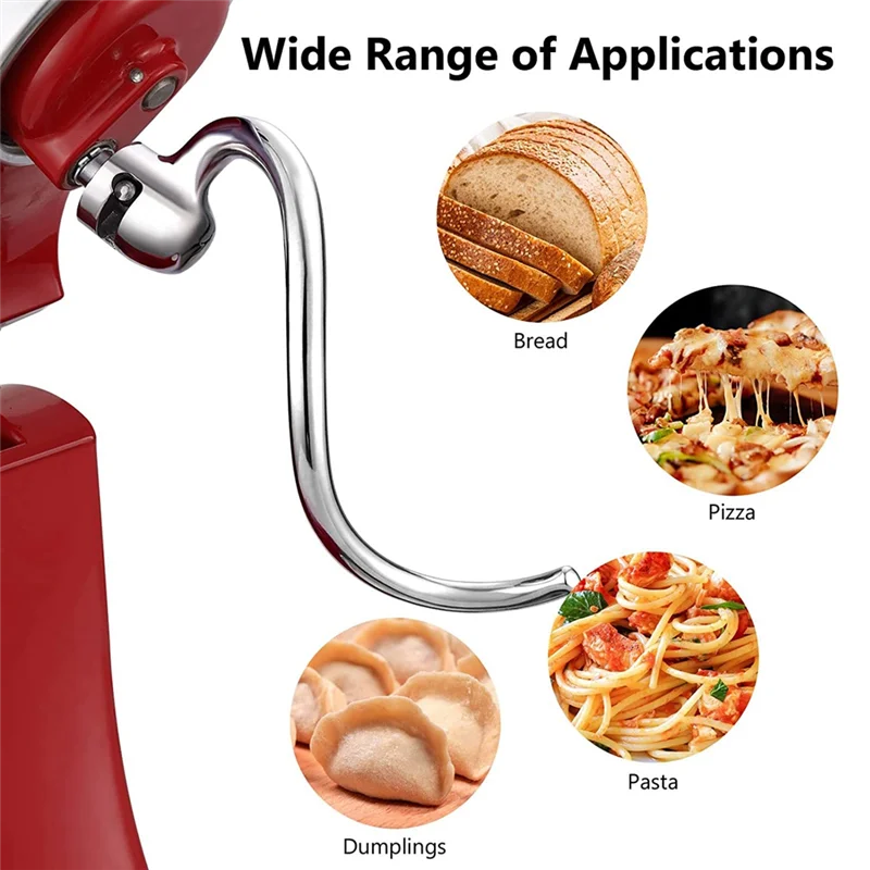 Dough Hook for Kitchenaid 5QT Lift and 6QT Stand Mixer, Mixer Dough Attachment, Dishwasher Safe image 2