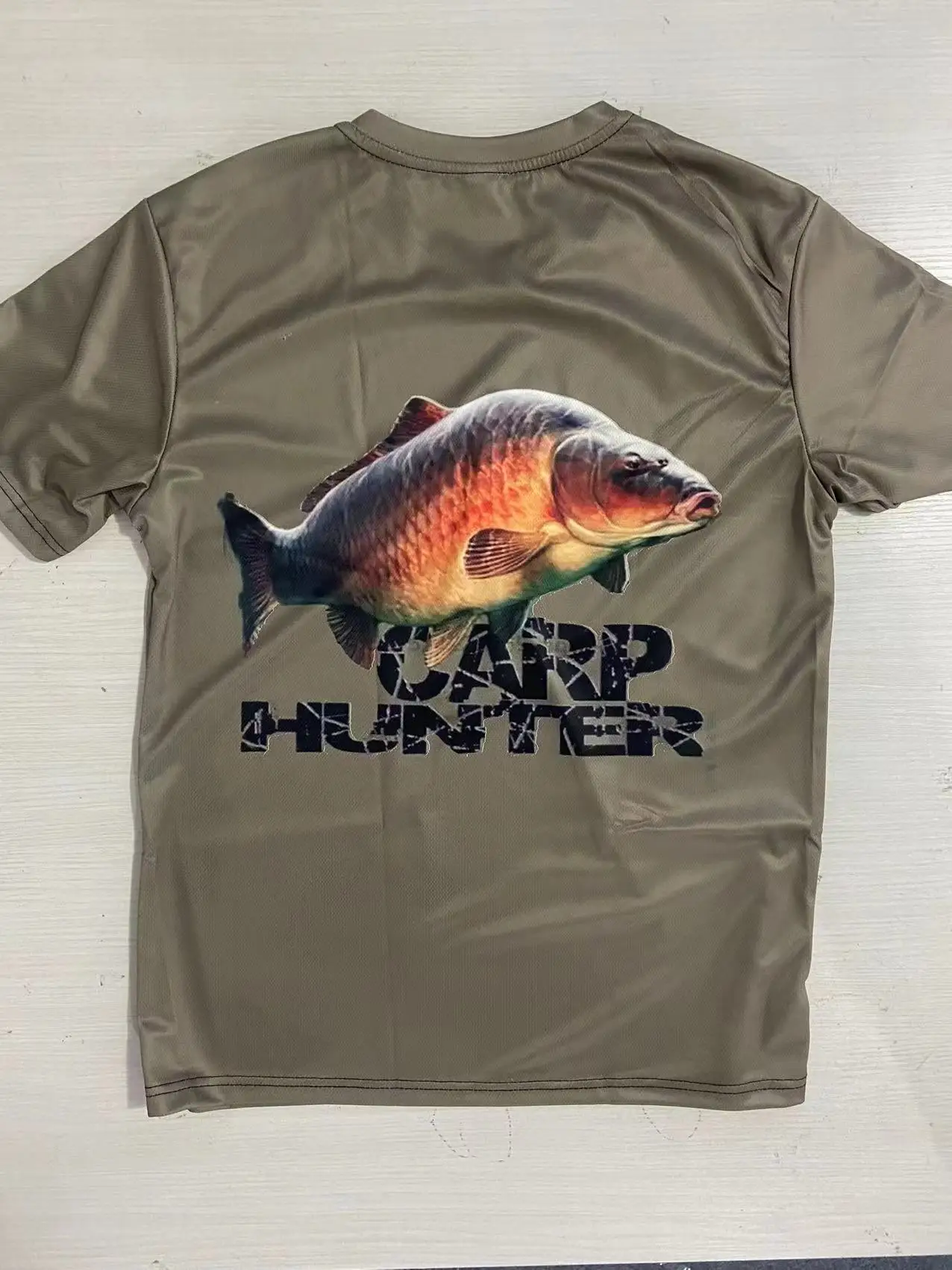 Summer Harajuku Carp Fish Print Men Women T Shirts Casual Breathable Round Neck Short Sleeve Sports Oversized T-shirts Clothing