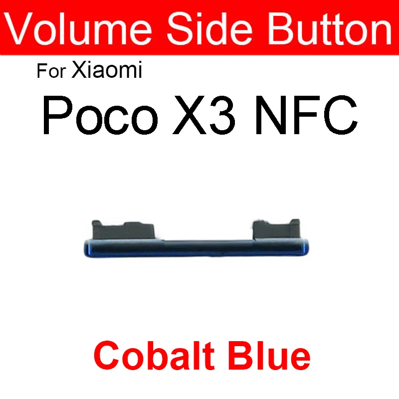 For Xiaomi Poco Pocophone M3 M3 Pro X3 NFC X3 Pro Up/Down Volume Side Button Volume Audio Control Side Key Buttons Repair Parts image 5