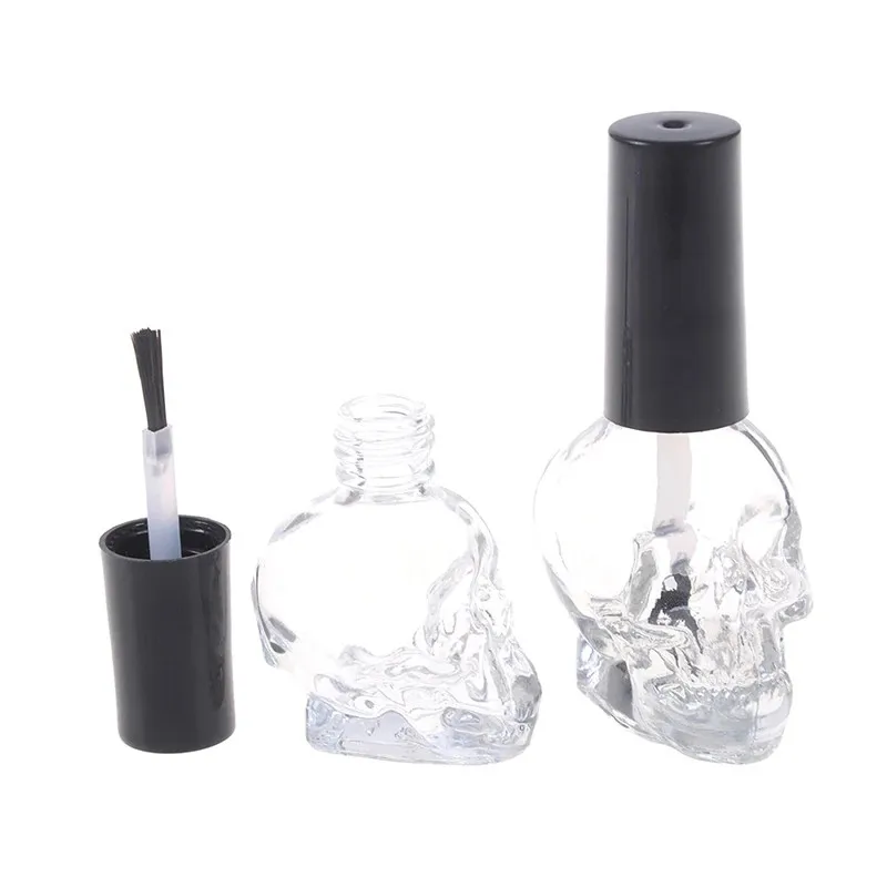 

100Pcs 10ml Nail Gel Bottle Empty Nail Polish Bottles Refillable Bottles with Brush for Travel Portable Cosmetic Containers