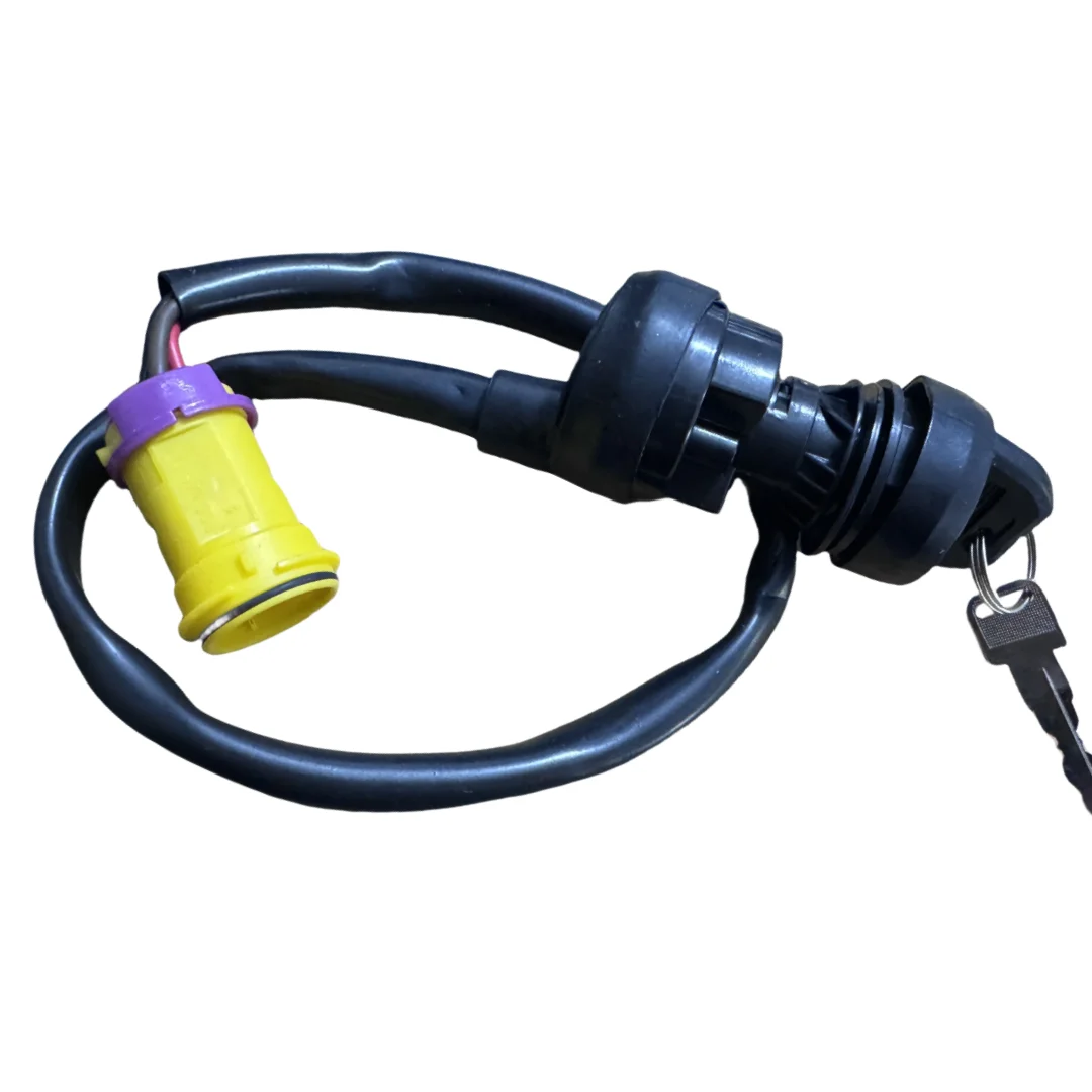 Original Authentic All-Terrain Vehicle 4-Pin Ignition Switch Assembly Suitable for Jianshe Js250Atv Ssm5-510000-0