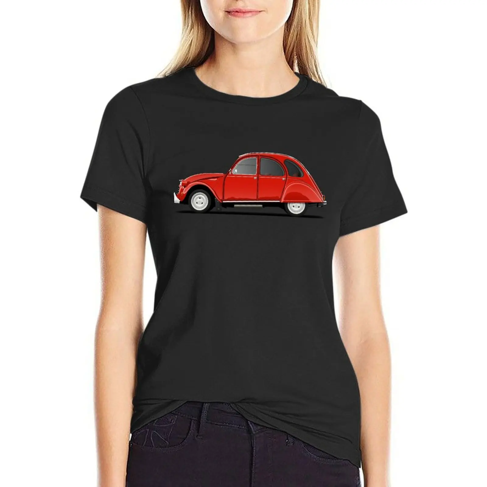 2CV T-Shirt oversized vintage clothes for woman