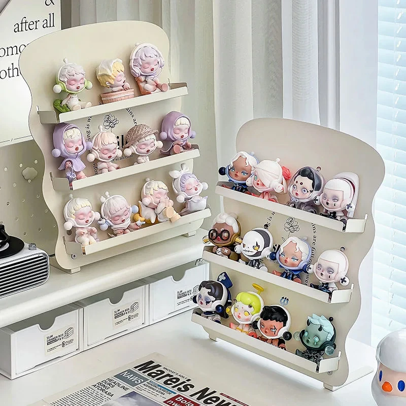 

New Metal Blind Box Storage Display Rack Multi-Layer Hand-made Dolls Decoration Display Ladder Cabinet Figure Toy Holder