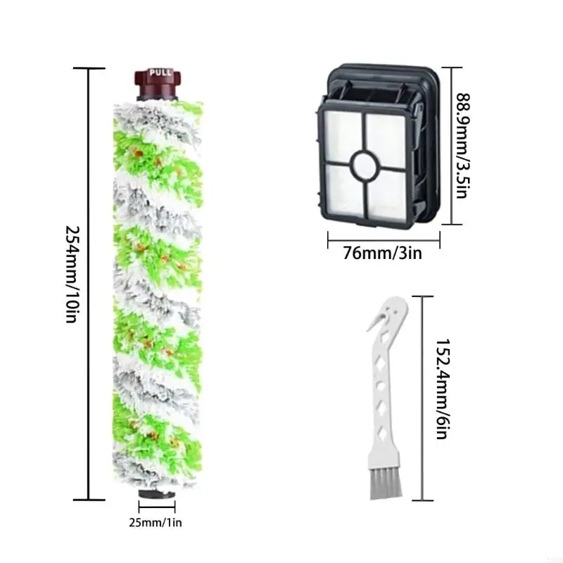 استبدال فرشاة الأسطوانة لـ Crosswave 1785G 1785B 1785F 2328 2305 VACUUM N58D
