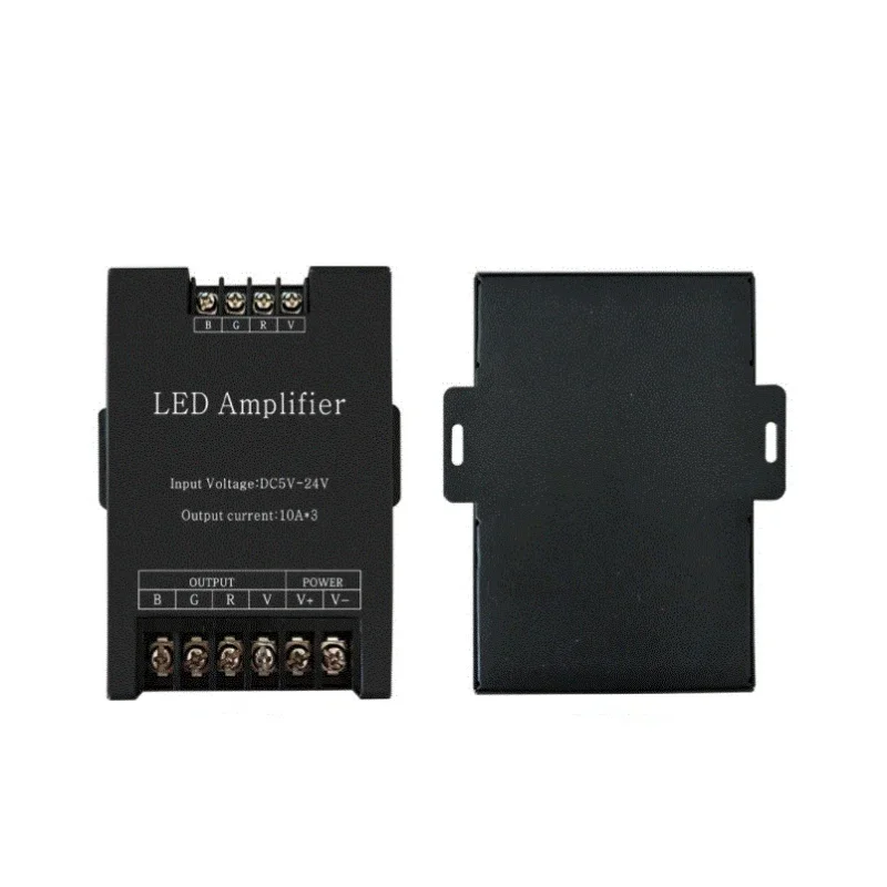 Led RGB مكبر للصوت تحكم 5 فولت 12 فولت 24 فولت 30A مكرر إشارة 360 واط ل 3528 5730 5050 RGB Led قطاع