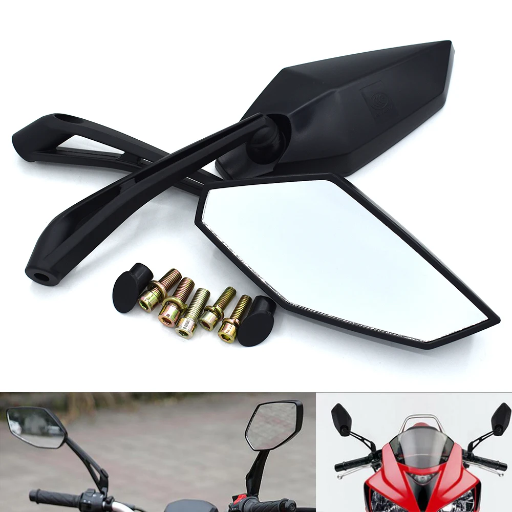 Universal 8mm 10mm Motorcycle Rear View Mirrors Side Rearview Mirror For Honda CB500X CB650F CB1000R PCX125 PCX150 CB1100R CB400