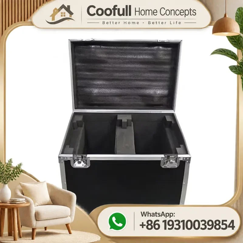 For Moving Head Lights Flight Case Wooden Metal Custom Stage Lighting Transport Box Protective Storage