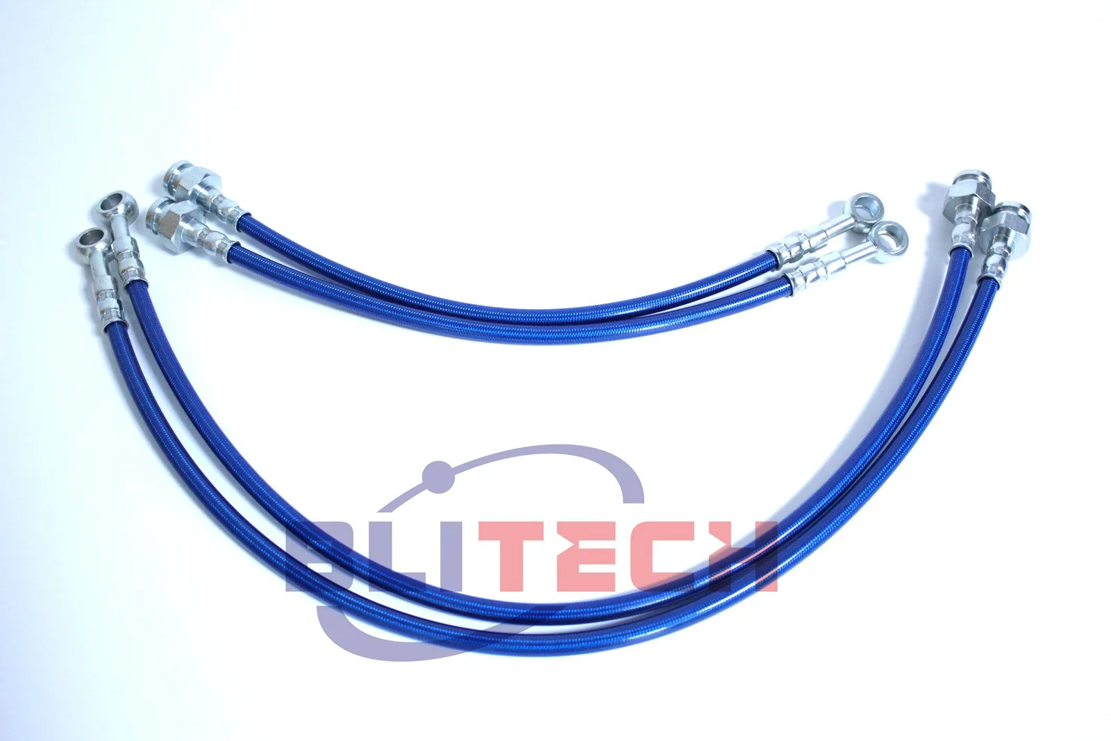 Stainless Steel Braided Brake Lines for 1989-1994 1990 192 94 95 96 Nissan 240SX S13 Red BLue