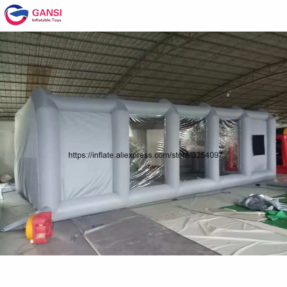 Customized Inflatable Spray Paint Booth For Car,Giant Inflatable Spraying Booth Tent With Air Blower