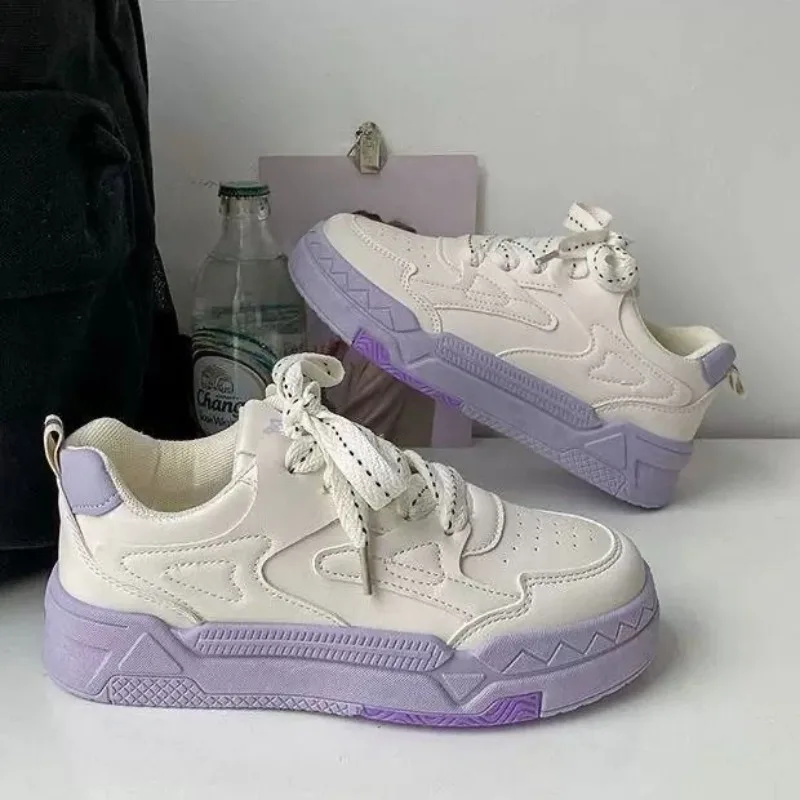 Platform Shoes for Women 2024 New Winter Plush Warm Women's Sneakers Casual Versatile Ladies Vulcanized Shoes Zapatos De Mujer