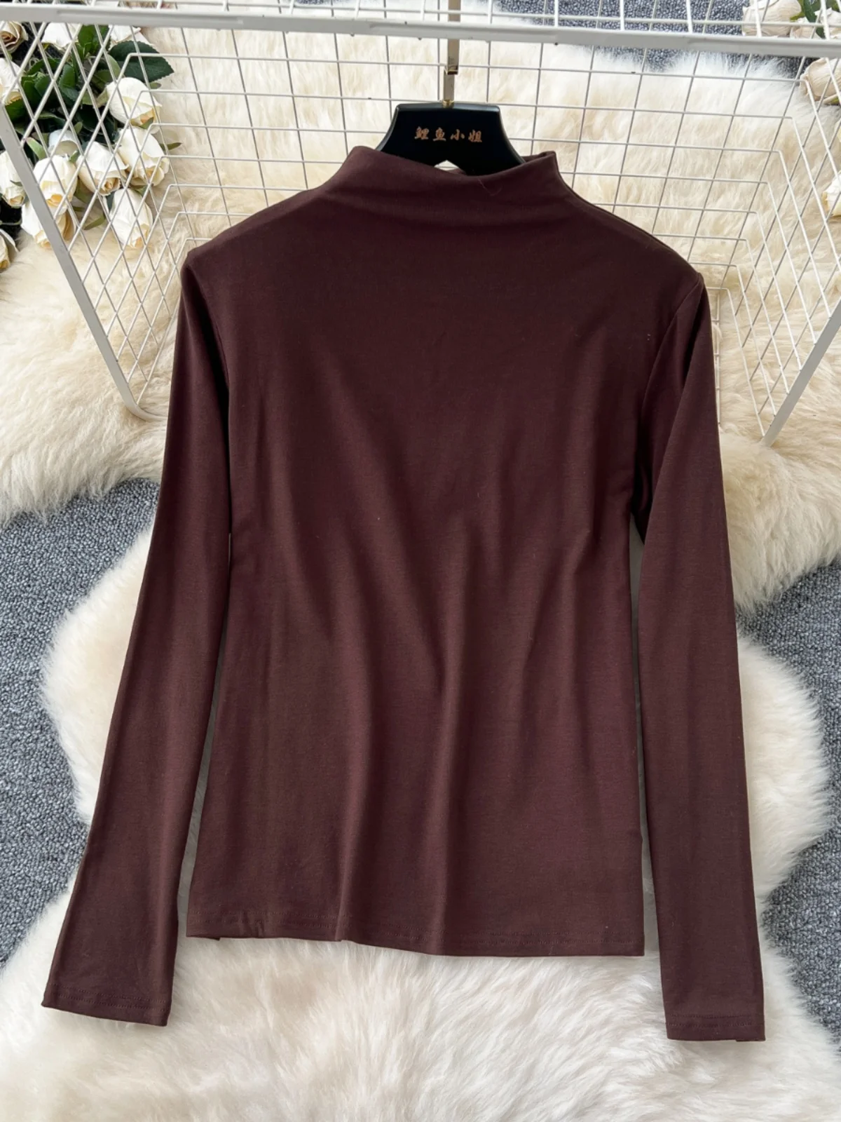 Faionable gilet Dr ensemble femme longue Sve couche de Base haut Bot tenue automne hiver trajet Sle deux pièces costume