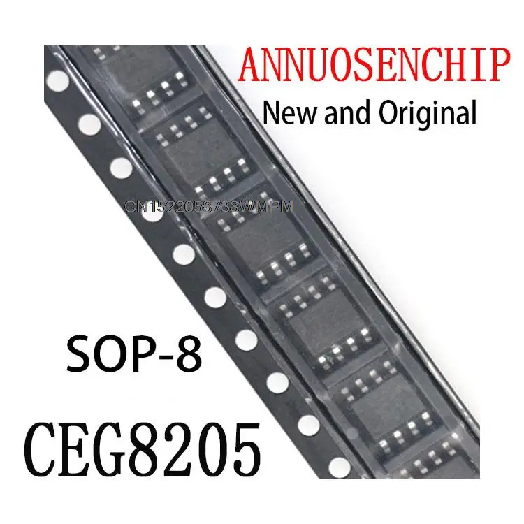 20PCS New and Original 8205A 8205 CEG8205A TSOP-8 TSOP TSOP8 SOP8 Dual N-Channel Enhancement Mode Mosfet CEG8205 