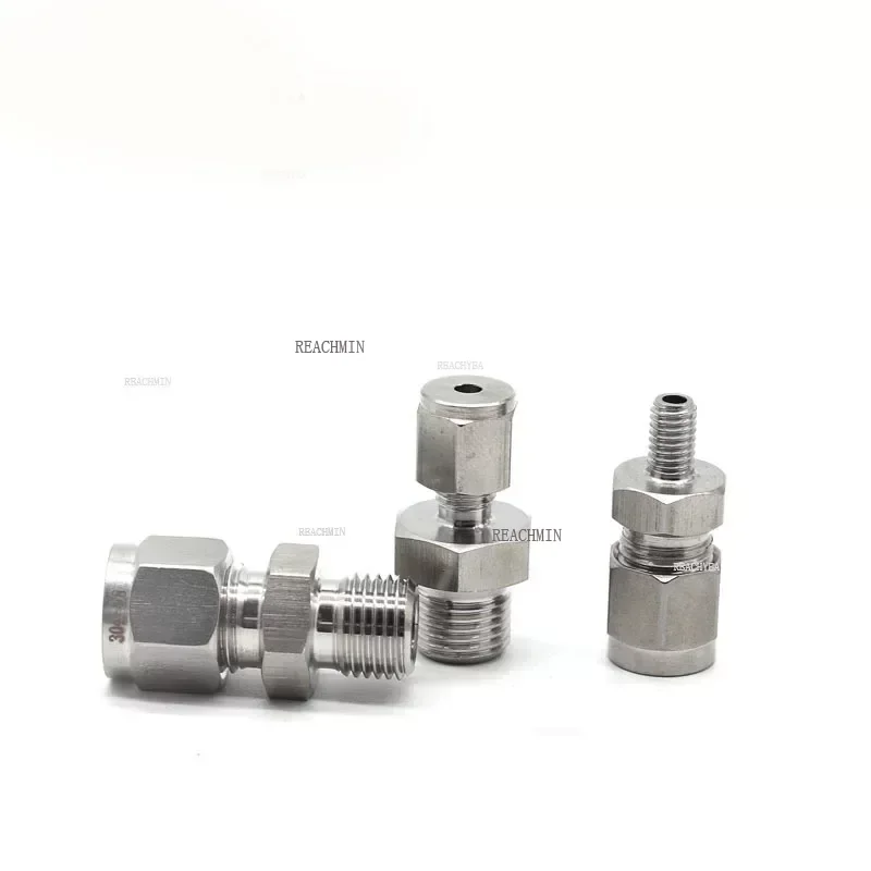 

G 1/8" 1/4" 3/8" 1/2" BSPP Male x Fit 6 8 10 12mm OD Tube 304 Stainless Steel Compression Double Ferrule Uni