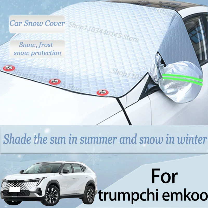 

For trumpchi emkoo car Snow Windscreen, Snow, Frost, Dust and UV Visor, Winter car clothing, thick magnetic