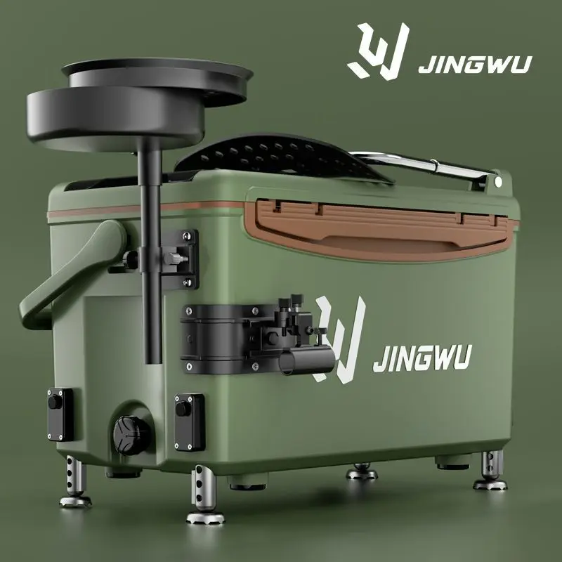 

Suitable for Dance fishing box new set ultra-light portable fish box multi-functional seat Taiwan fishing wild fishing entry-lev