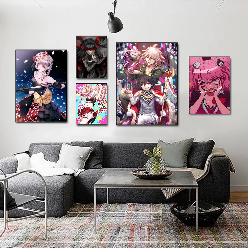 

Anime Danganronpa Hot Self-adhesive Art Poster Whitepaper Prints Posters Artwork Aesthetic Art Wall Painting