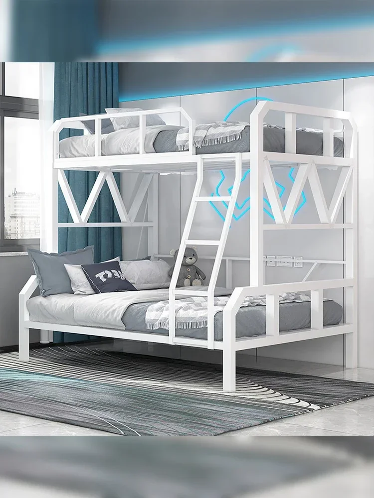 Лидер продаж, двухъярусная железная рама, высокая и низкая бытовая железная кровать